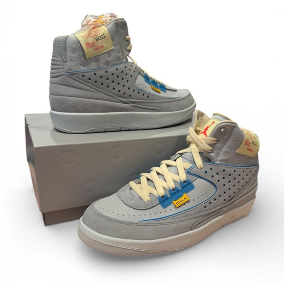 NEW Air Jordan 2 Retro SP x Union LA Grey Fog Men’s 9 NWT w/ box
